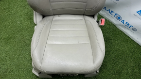 Пассажирское сидение Ford C-max MK2 13-18 с airbag, механич, подогрев, кожа беж