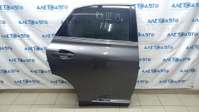 Ansamblu portiera spate dreapta Lexus RX450h 10-15 hibrid, grafit 1H9, zgarieturi pe maner