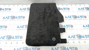 Pardoseala dreapta fata (capac baterie) Audi Q7 16-19 negru, dezlipit