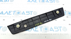 Decorație exterioară a pragului stânga spate Toyota Camry v50 12-14 usa negru, uzată