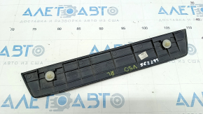 Decorație exterioară a pragului stânga spate Toyota Camry v50 12-14 usa negru, uzată