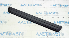 Decorație exterioară față stânga a pragului Toyota Camry v50 12-14 usa negru, uzată