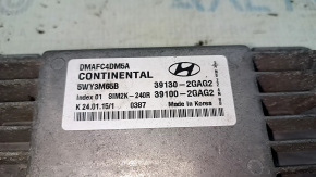 Блок ECU компьютер двигателя Hyundai Santa FE Sport 13-15 2.4
