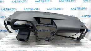 Торпедо передняя панель с AIRBAG Lexus RX350 RX450h 10-15 черная, кожа