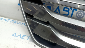 Решетка радиатора grill в сборе Hyundai Santa FE Sport 13-14 дорест, песок