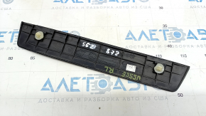 Garnitură prag spate stânga exterior Toyota Camry v55 15-17 usa negru, tip 2, uzat