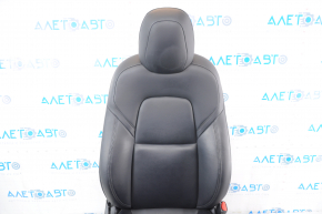 Scaun pasager Tesla Model Y 20 - cu airbag, electric, piele neagra, incalzit, cu intinzator, zgarieturi