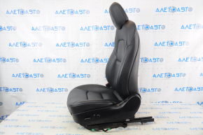 Scaun sofer Tesla Model Y 20 cu airbag, electric, piele neagra, incalzit, cu intinzator, curatabil, zgarieturi.