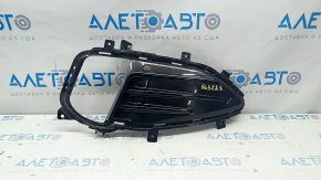 Grila bara fata stanga Ford Edge 19- sub PTF, cu turnare croma, nisip, crepon