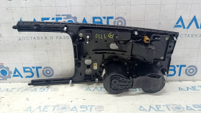 Накладка центральной консоли с подстаканниками Nissan Pathfinder 13-16 fwd, под дерево, мелкие царапины