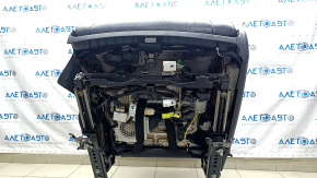 Scaun șofer Toyota Highlander 14-19 cu airbag, electric, ventilație, piele neagră, piele uzată