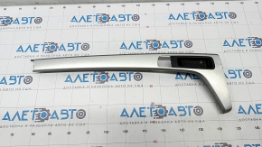 Trim consola centrala Audi A4 B9 17-19 aluminiu, denivelari, dent