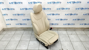 Scaun pasager BMW X3 G01 18-21 cu airbag, electric, incalzit, piele bej, curatat uscat