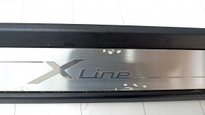 Decorație exterioară față stânga BMW X3 G01 18-21 crom, X-LINE, coroziune