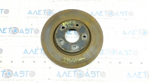 Placă de frână față stânga Nissan Rogue 21-23 296/26mm