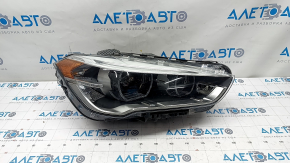 Ansamblu far dreapta fata BMW X1 F48 16-19 LED, nisip