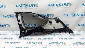 Накладка задней форточки левая BMW X1 F48 16-22 черная, царапины