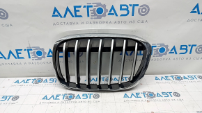 Решетка радиатора grill левая BMW X1 F48 16-19 X-line серая решетка, песок