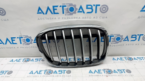 Решетка радиатора grill правая BMW X1 F48 16-19 X-line серая решетка, песок