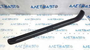 Decorație prag stânga față BMW 335i e92 07-13 exterior, negru, crom, uzat