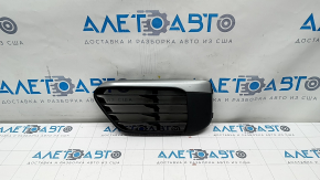 Grila bara fata stanga inferioara BMW X1 F48 16-19 X-line, deschisa, fara senzori de parcare, nisip