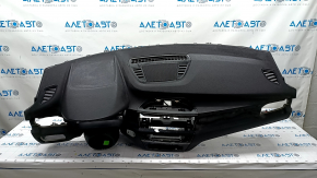 Panoul frontal al bordului fără AIRBAG BMW X1 F48 16-22 negru, noroiat, pătat chimic