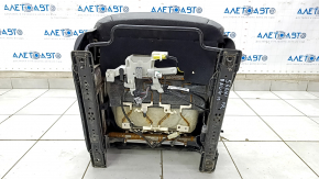 Scaun pasager Toyota Rav4 19- fără airbag, mecanic, piele neagră, driftwood, curățabil uscat