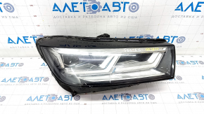 Фара передняя правая в сборе Audi Q5 80A 18-20 LED, песок, царапины