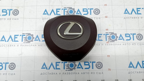 Подушка безопасности airbag в руль водительская Lexus RX350 RX450h 16-22 коричневая