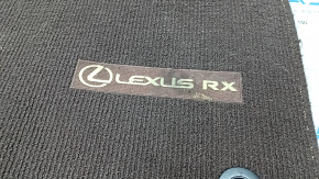 Set covorașe interioare Lexus RX350 RX450h 16-22 pânză maro, curățabil uscat