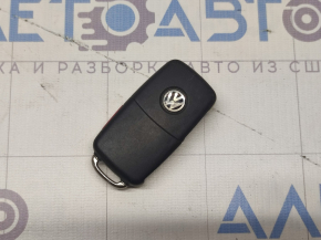 Ключ VW Passat b8 16-19 USA 4 кнопки, раскладной, потерт