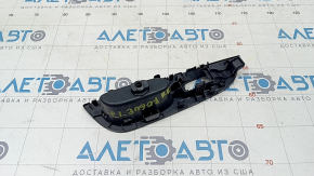 Decorație control ridicare geam spate dreapta Nissan Rogue 14-20 negru, structură