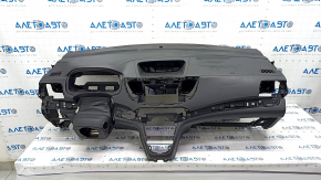 Panoul frontal al tabloului de bord cu AIRBAG Honda CRV 12-14 negru