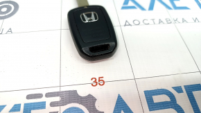 Ключ Honda CRV 14-14 3 кнопки, тип 2, тычки, полез хром