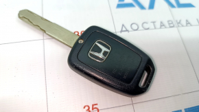 Ключ Honda CRV 14-14 3 кнопки, тип 2, тычки, полез хром