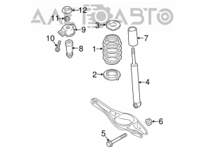 Arc spate stânga VW Golf 15-