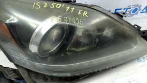 Фара передняя правая в сборе Lexus IS250 IS350 11-11 ксенон, под полировку