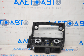 Deflector central pentru conducte de aer VW Golf 15 - negru, garnitură gri