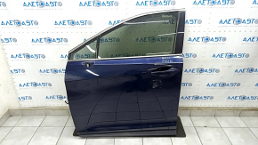 Ansamblu ușă față stânga Lexus RX350 RX450h 16-22 fără cheie, albastru 8X5, denivelări pe crom