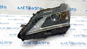 Ansamblu far față stânga Lexus RX350 RX450h 16-19 fără AFS LED 1 lentilă, nisip