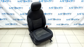 Scaun pasager Chevrolet Volt 16 - fără airbag, mecanic, pânză, cusături negru albastru, curățabil uscat