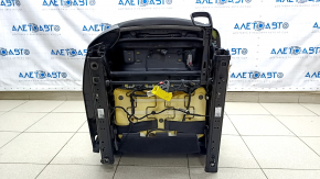 Scaun pasager Chevrolet Volt 16 - fără airbag, mecanic, pânză, cusături negru albastru, curățabil uscat