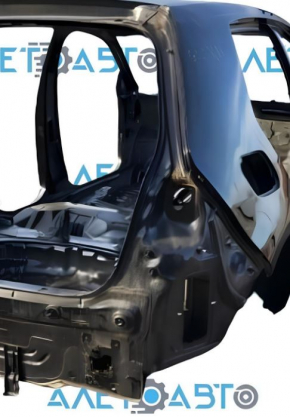 Четверть крыло задняя правая VW Golf 15-17 5d, на кузове, черный L041, тычки