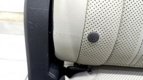 Rândul din spate al 2-lea rând Lexus RX350 RX450h 16-19 fără AIRBAG, mecanic, piele gri, perforare, zgârieturi, suport de pahare rupt, curățare chimică, ghidaje ruginite