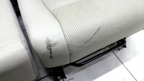 Rândul din spate al 2-lea rând Lexus RX350 RX450h 16-19 fără AIRBAG, mecanic, piele gri, perforare, zgârieturi, suport de pahare rupt, curățare chimică, ghidaje ruginite