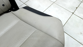 Rândul din spate al 2-lea rând Lexus RX350 RX450h 16-19 fără AIRBAG, mecanic, piele gri, perforare, zgârieturi, suport de pahare rupt, curățare chimică, ghidaje ruginite