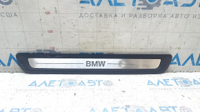 Decorație exterioară a pragului față dreapta BMW 3 G20 19- crom, inscripție BMW, denivelare, zgârieturi