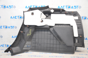 Decorație arc stâng Ford Escape MK3 13-19 negru fără subwoofer, uzat, zgârieturi