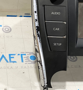 Дисплей радио дисковод проигрыватель Toyota Camry v55 15-15 usa облезает хром, расслаивается покрытие экрана