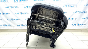 Водительское сидение Jeep Compass 17-21 с airbag, электро, комбинированный, кожа+ткань, черное, сломано крепление накладки